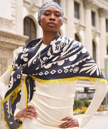 Echo Park Paisley Oversized Silk Square