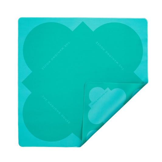 Emerald Table Double-Sided Mahjong Mat