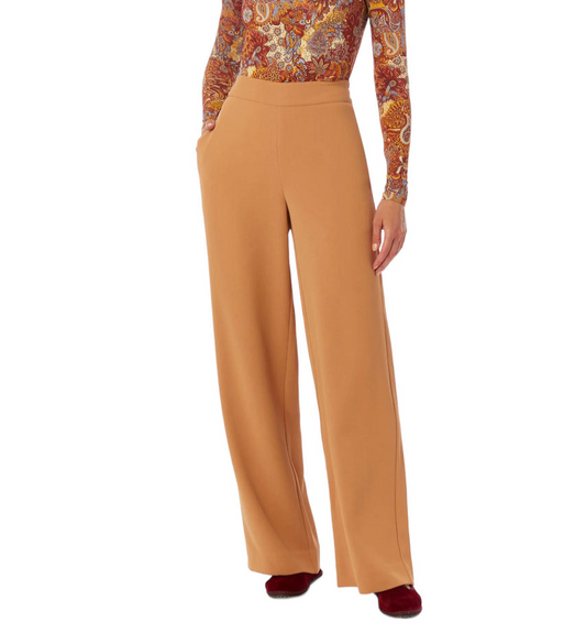 Marie Oliver Mia Straight Pant in Toffee