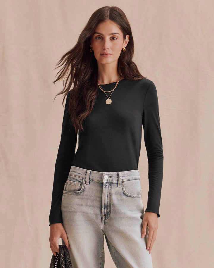 Splendid Bamboo Tee | Black