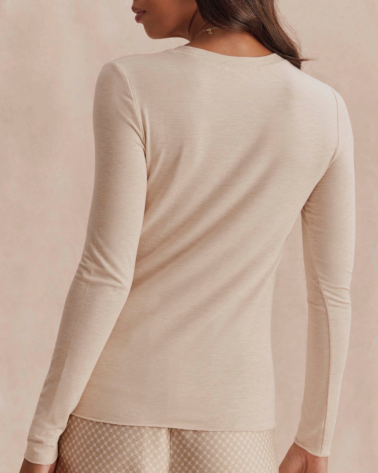 Splendid Bamboo Long Sleeve Top | Wheat Heather