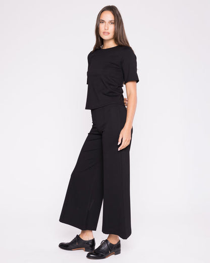 Ripley Rader Black Ponte Extended Sleeve Top