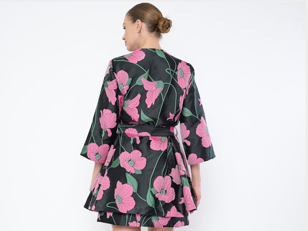 Flora Bea Pink Tulip Bonita Coat