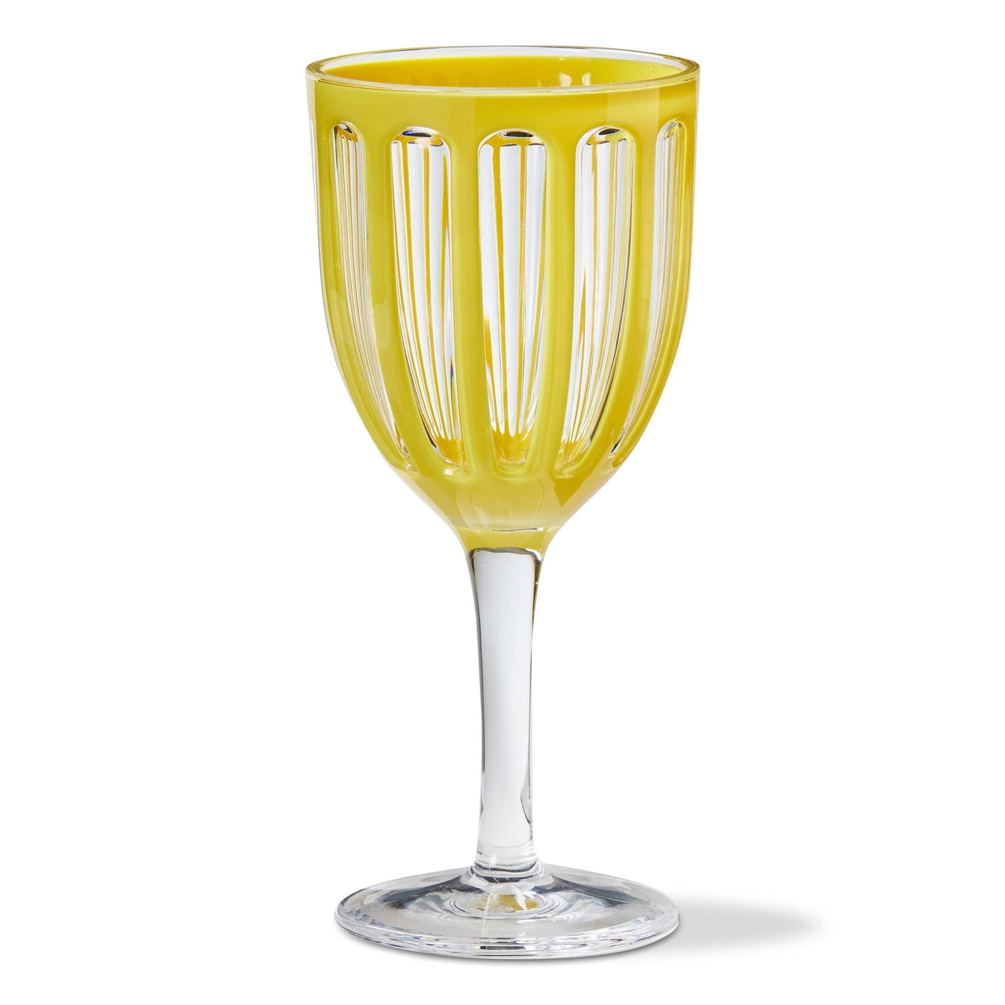 Villa Acrylic All Purpose Yellow Wine Glass
