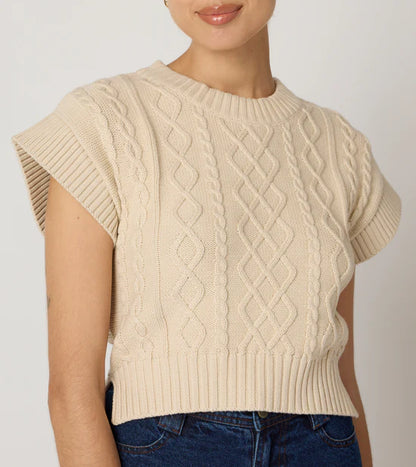 Cleobella Cream Gigi Sweater Vest