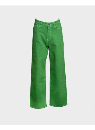 Frances Valentine Ace Jean Solid Denim Cotton Treetop