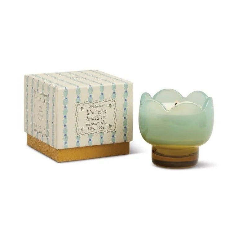 Tulip 5.5 oz Glass w/ Printed Box - Wisteria & Willow