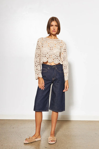 Line the Label Pampas Sweater | Kaki