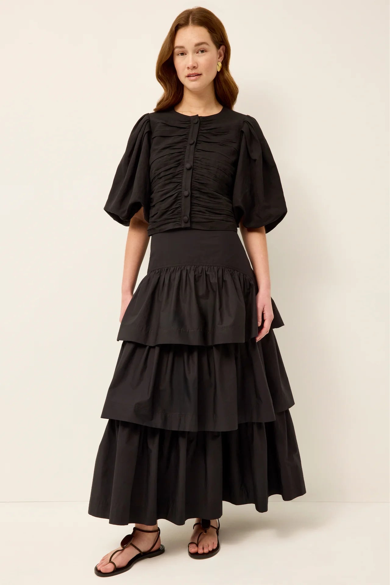 Marie Oliver Rowan Top | Black