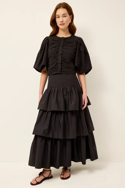 Marie Oliver Rowan Top | Black