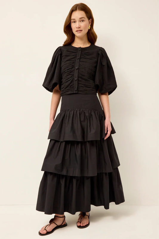 Marie Oliver Rowan Top | Black