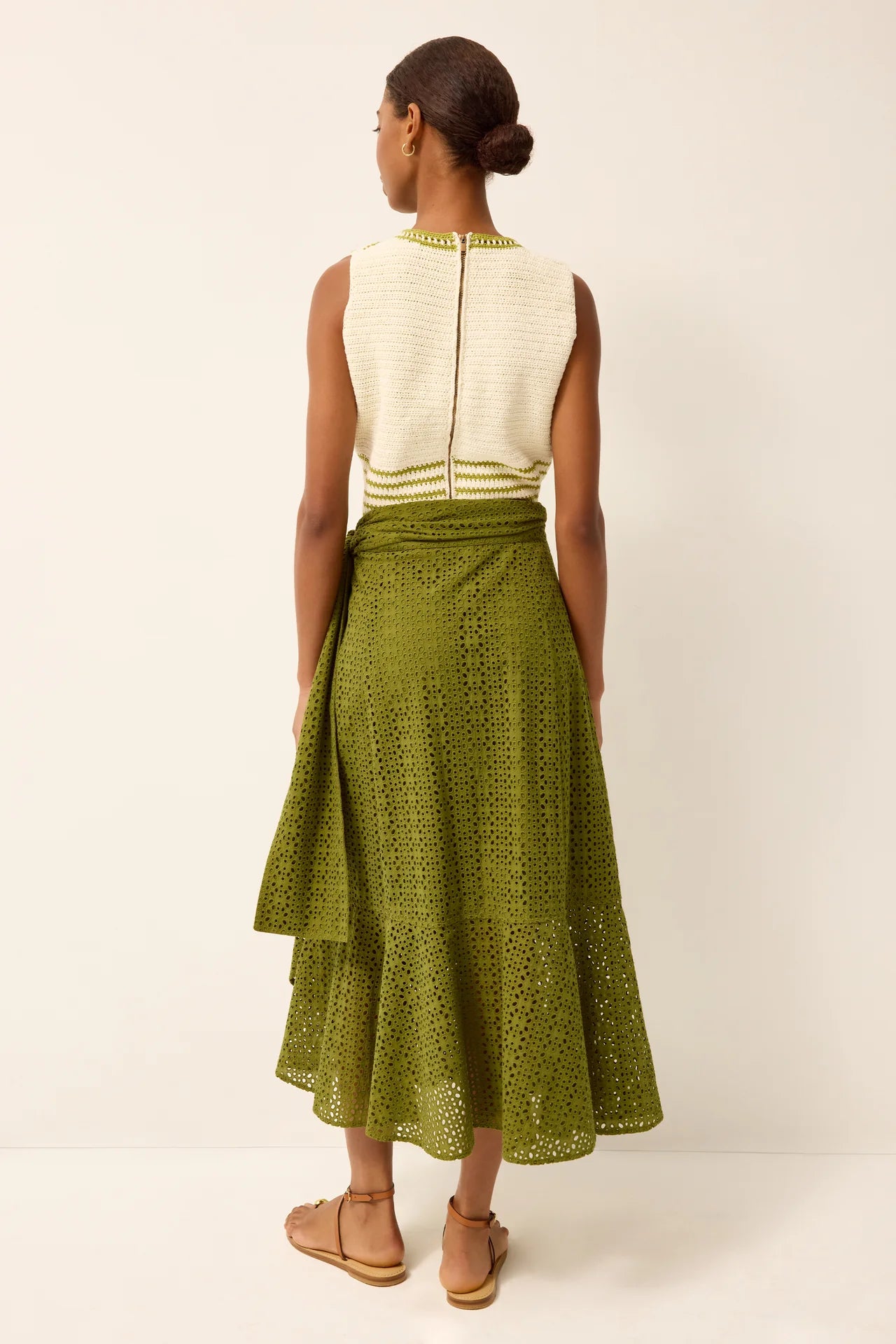 Marie Oliver Teresa Skirt | Ivy Eyelet