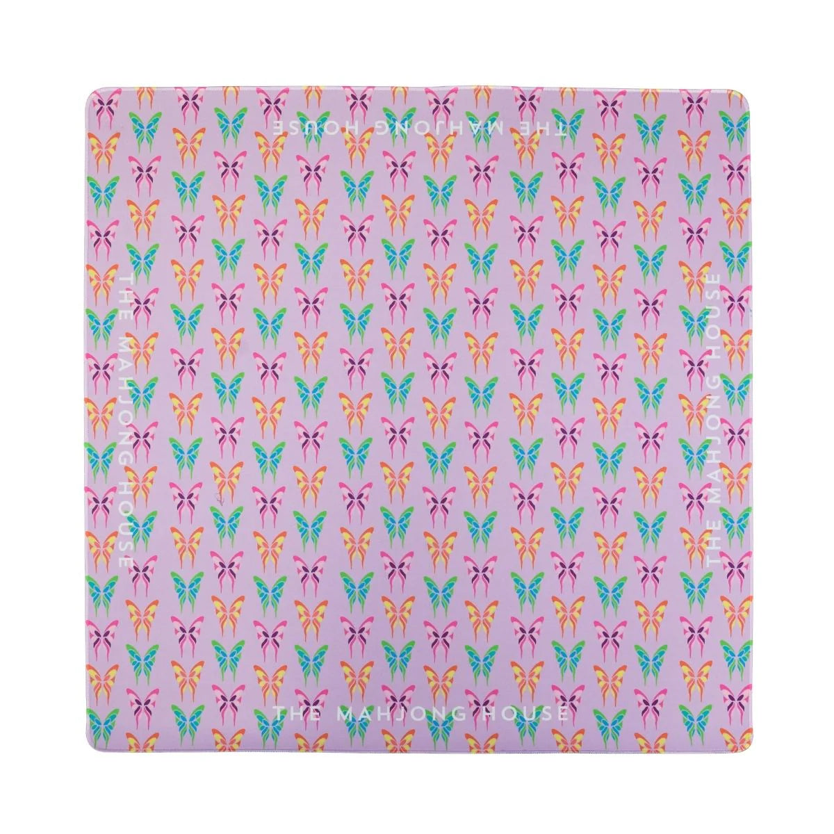 The Mahjong House Electric Blue Garden Mat | Double Sided