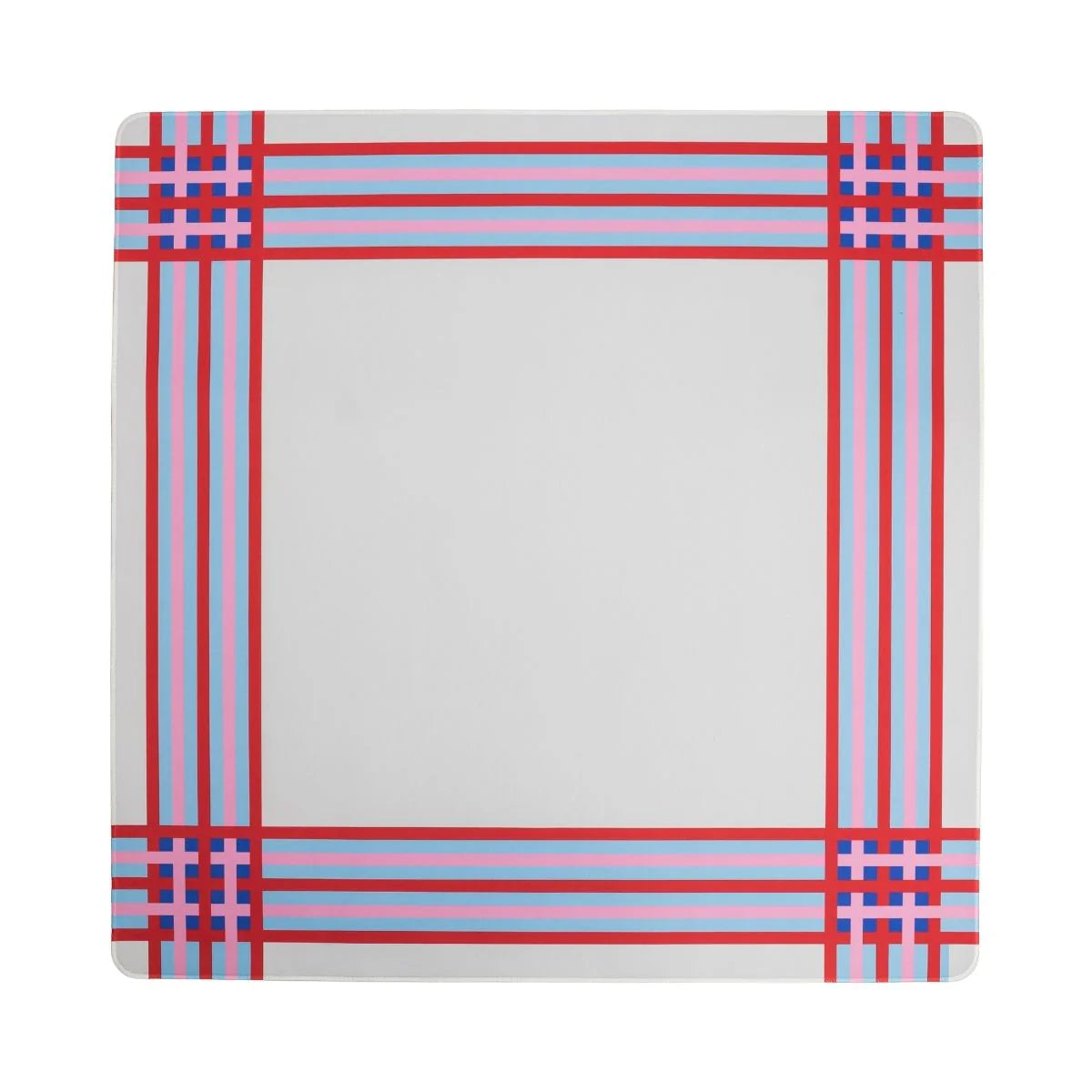 The Mahjong House Mod Joker & Plaid Mat | Double Sided