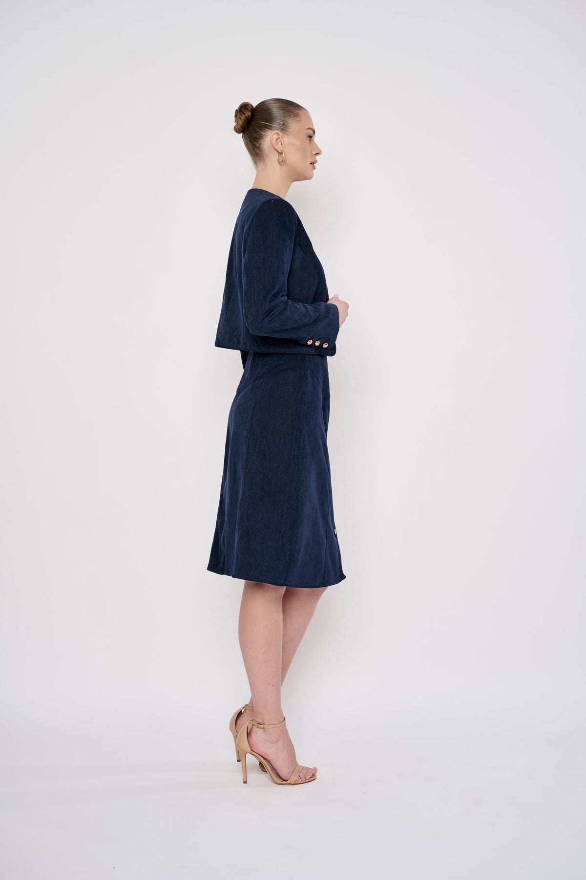 Flora Bea Hugo Skirt | Navy Denim