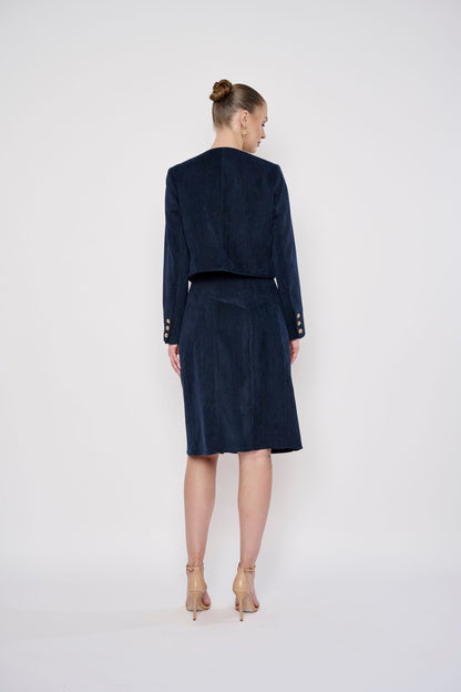 Flora Bea Hugo Skirt | Navy Denim
