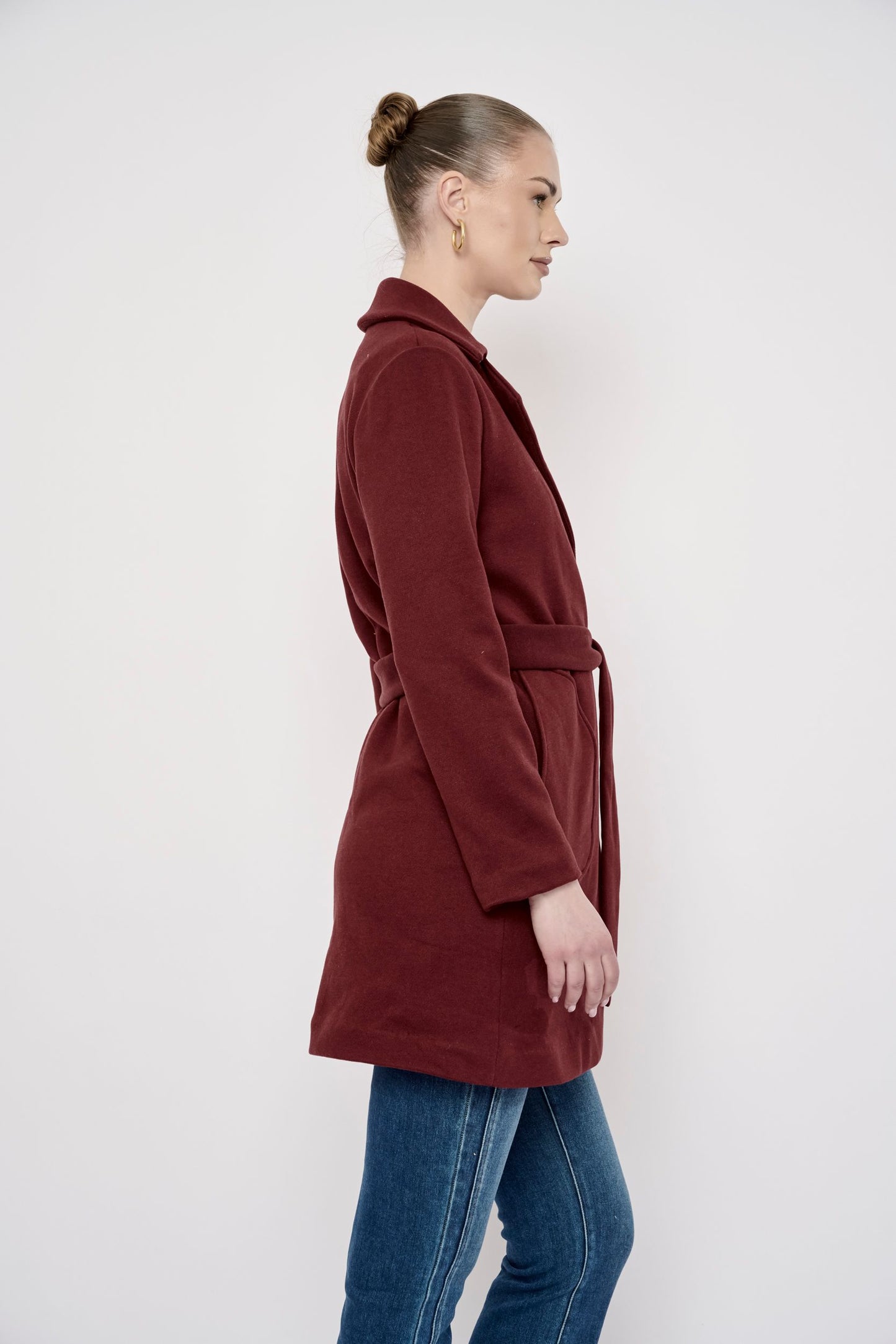 Flora Bea Odette Coat | Maroon