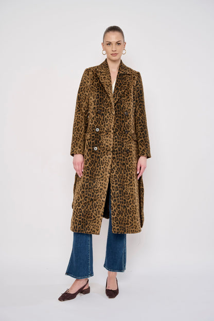 Flora Bea Romy Coat | Leopard
