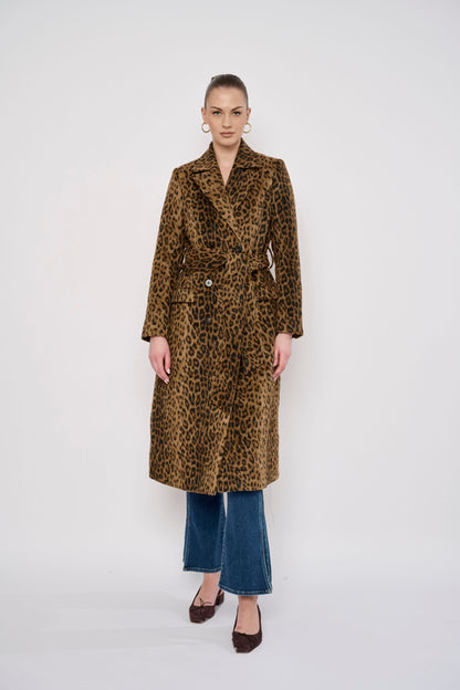 Flora Bea Romy Coat | Leopard