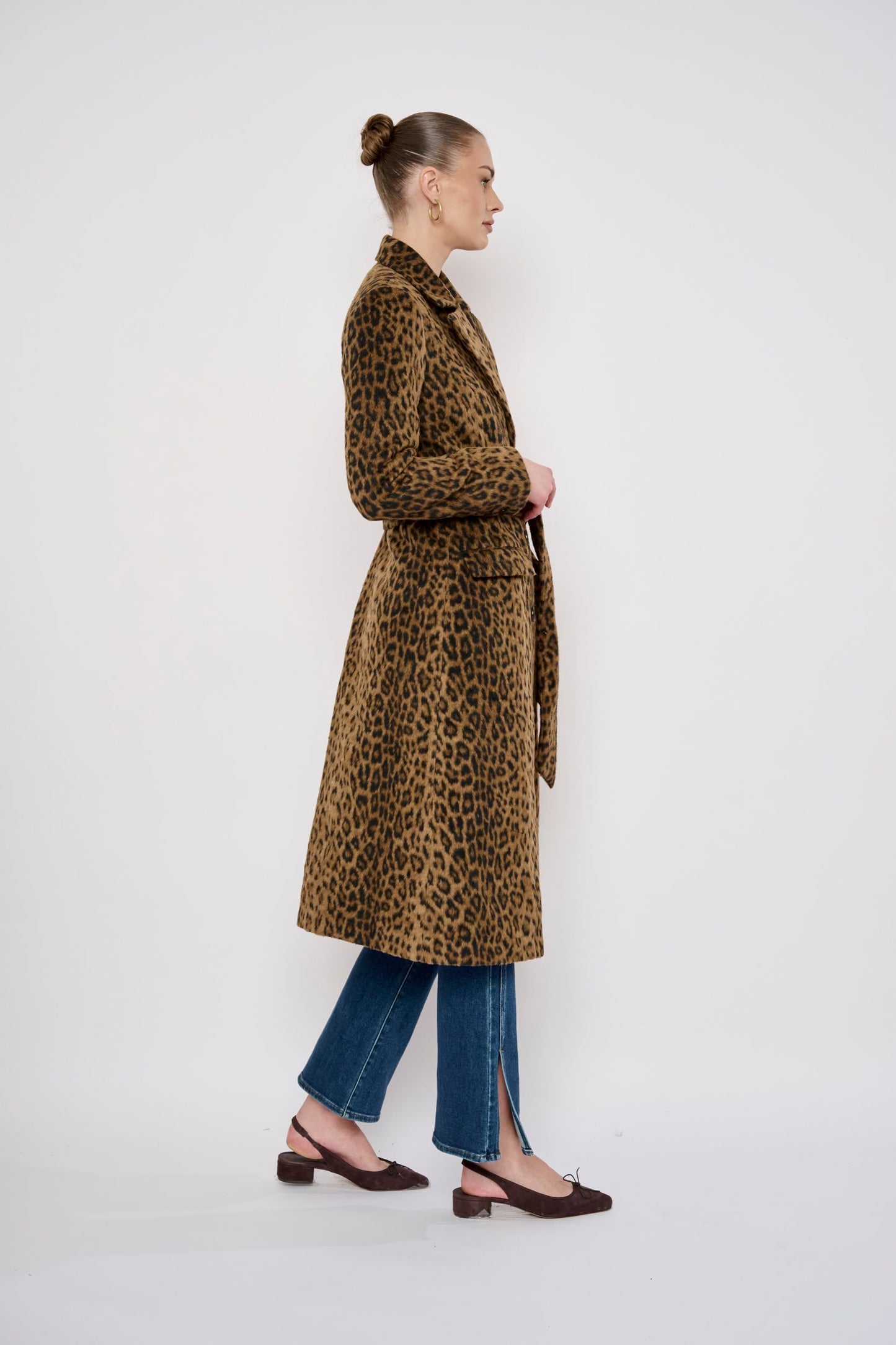 Flora Bea Romy Coat | Leopard
