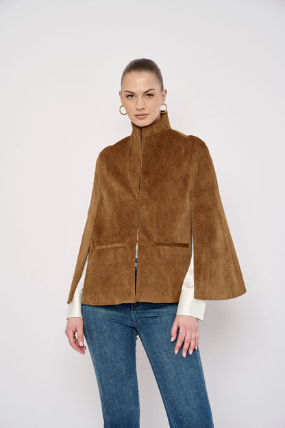 Flora Bea Sage Cape | Camel
