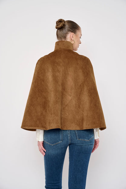 Flora Bea Sage Cape | Camel