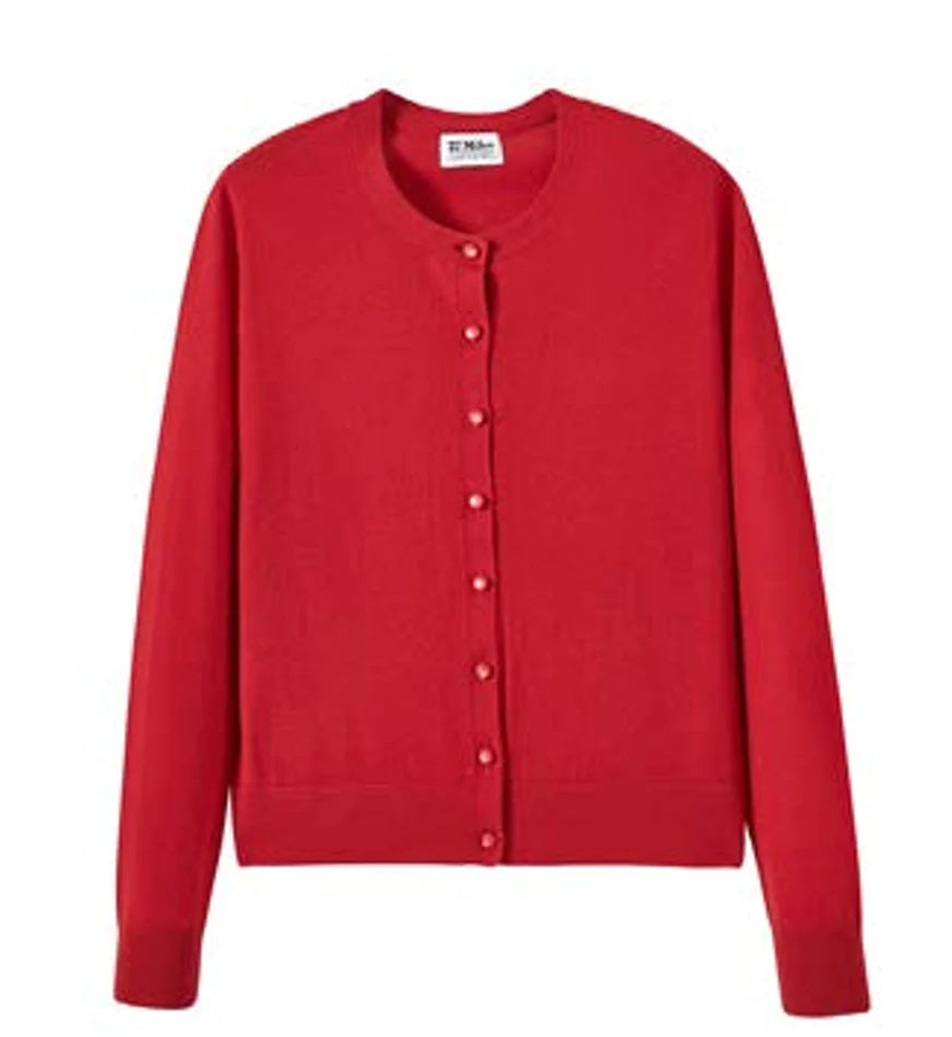 27 Miles Yasmin Button Up Sweater | Crimson