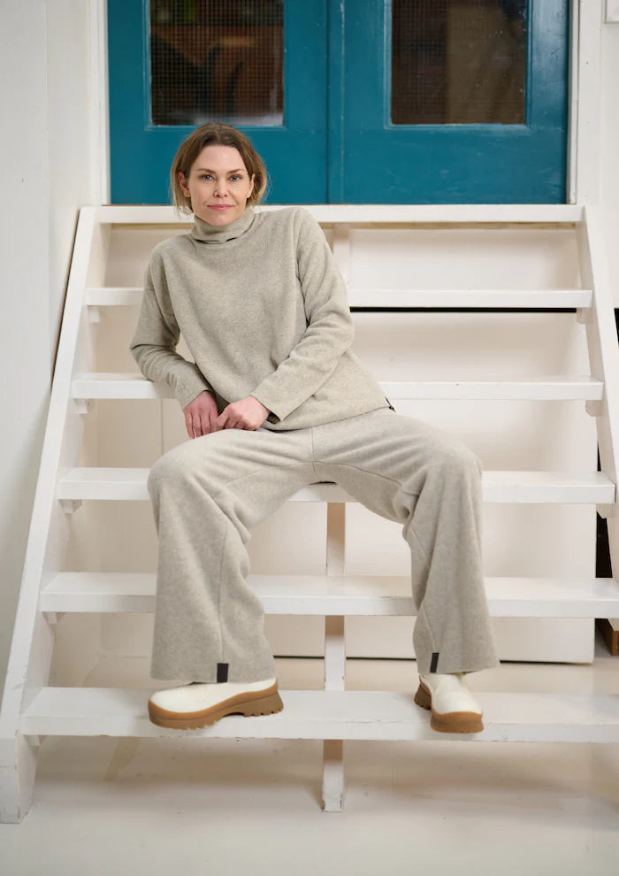 Henriette Steffensen Sweat Pant Trouser in Sand