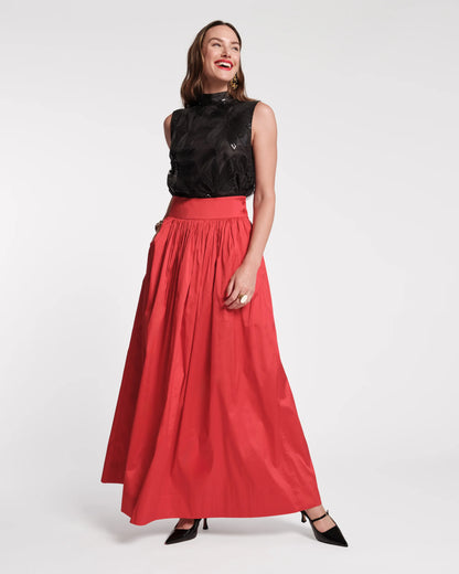 Frances Valentine Red Ball Skirt