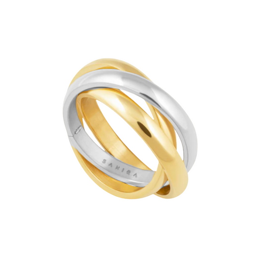 Golden Girl Two Tone Ring | Size 8