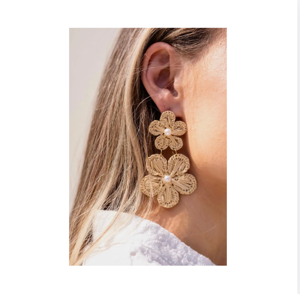 Lisi Lerch Marigold Raffia Earring