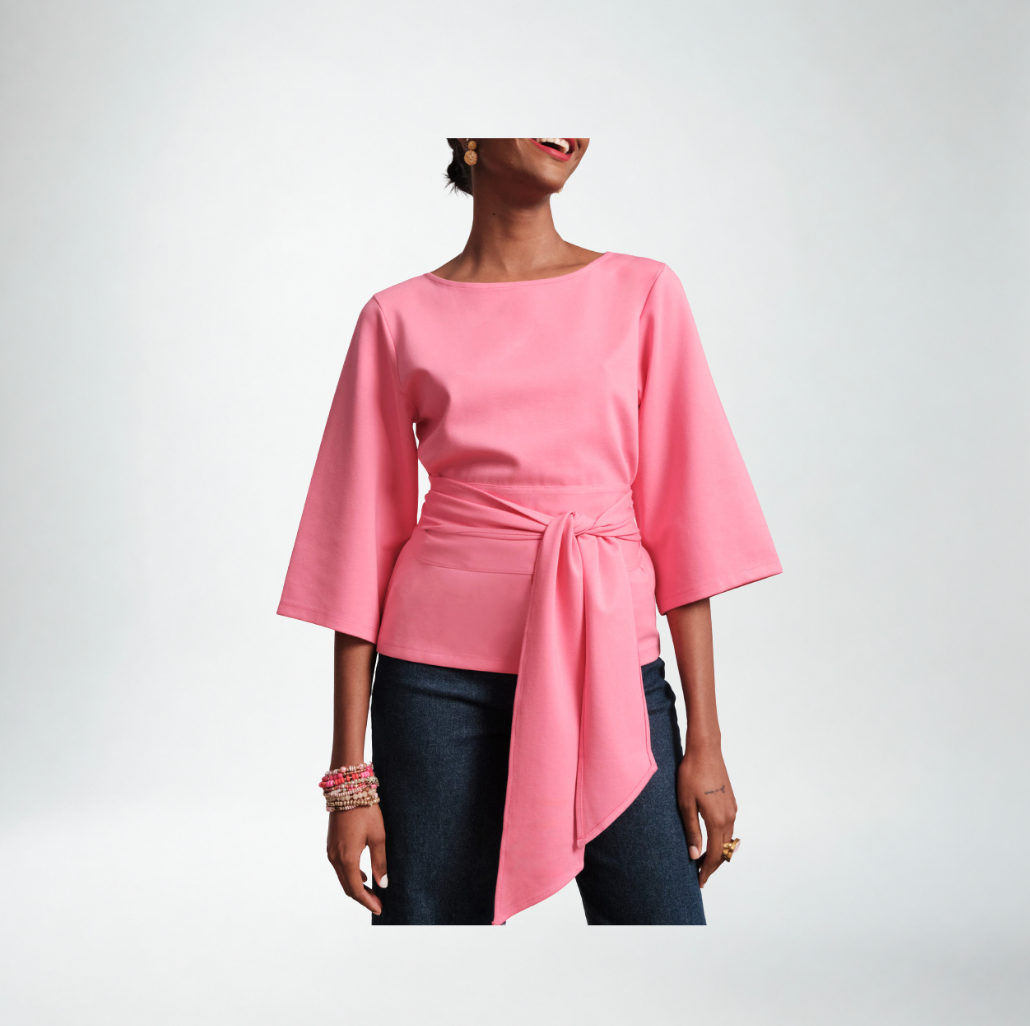 Frances Valentine Whitney Wrap Top | Pink