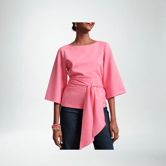 Frances Valentine Whitney Wrap Top | Pink