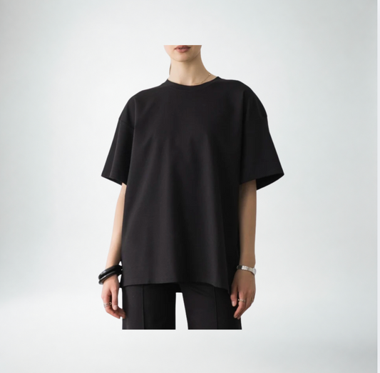 Ripley Rader Ponte Knit Big Shirt | Black