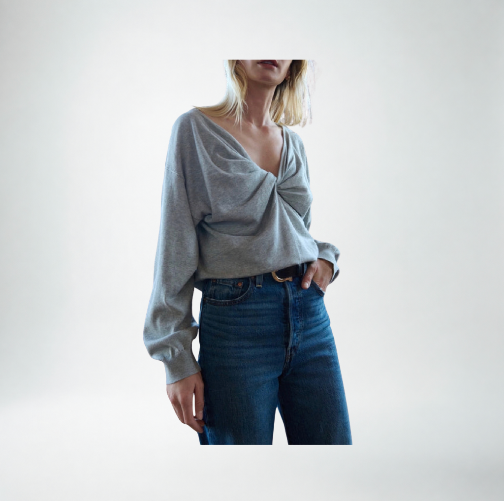 Nation Jolie Sweater | Heather Grey