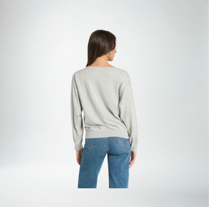 Nation Jolie Sweater | Heather Grey