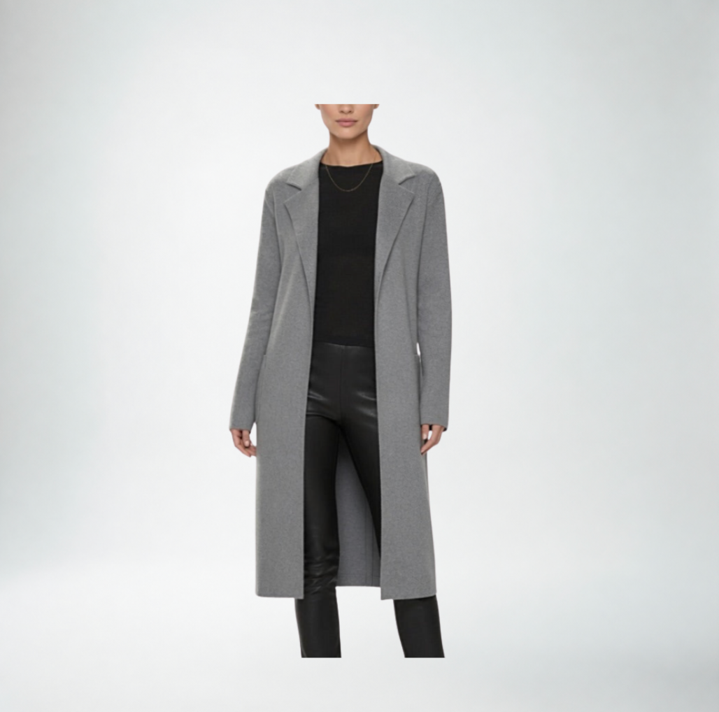 Jasmine Elaine Sweater Duster | Grey