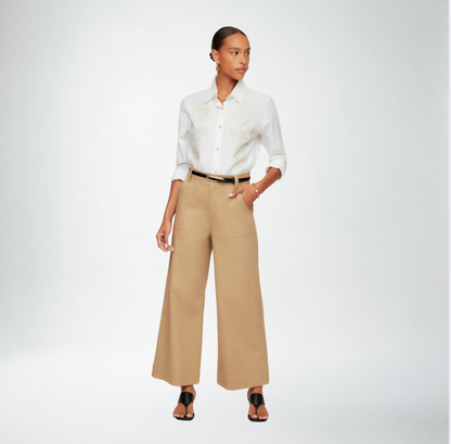 Fifteen Twenty Ryder Crop Pant | Khaki