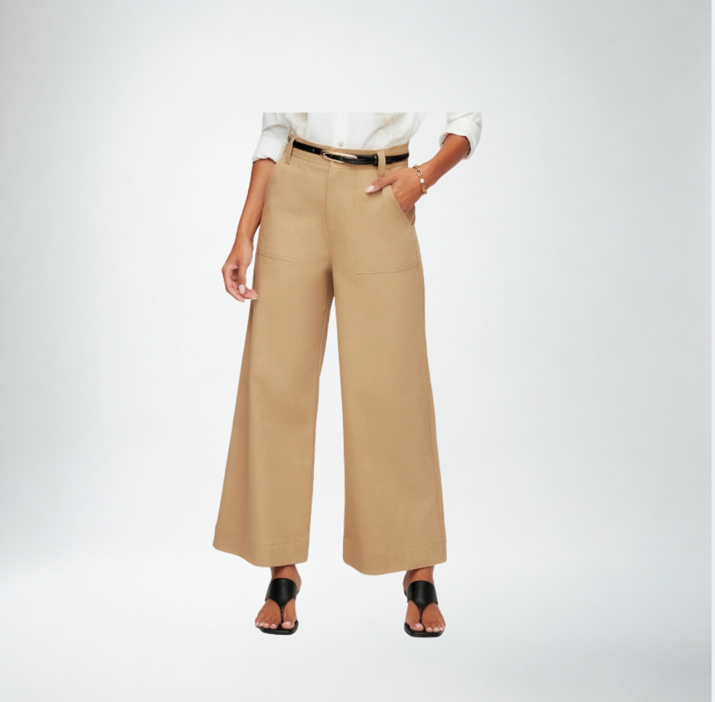 Fifteen Twenty Ryder Crop Pant | Khaki