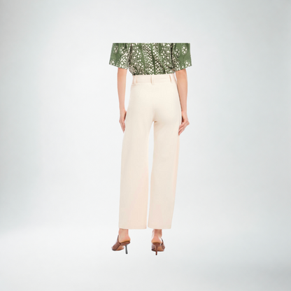 Fifteen Twenty Barrel Leg Pant | Cream