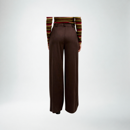 Trina Turk Zinn Pant | Cioccolato Cio Suede