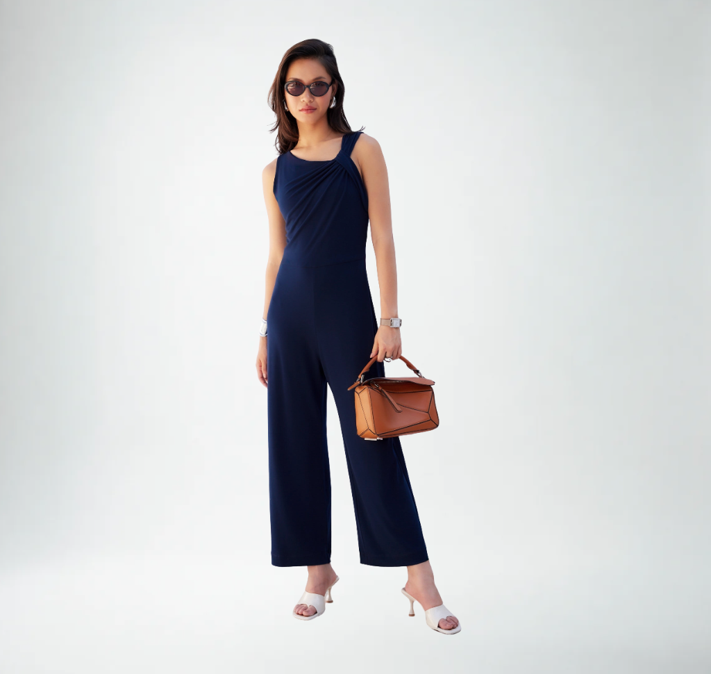 Fifteen Twenty Becca Cropped Jumpsuit