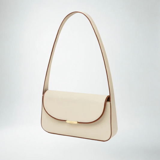 Sancia Zamora Leather Bag | Ecru