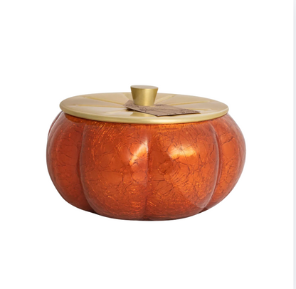 Thymes Large Glass Candle | Pumpkin Laurel 15 Oz
