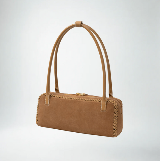Sancia Kotli Hand Bag | Cashew Suede