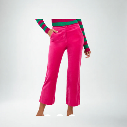Trina Turk Westport Crop Pant | Tormalina Pink