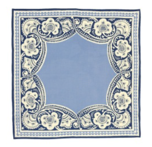 Echo Bohemian Bandana | Denim Blue