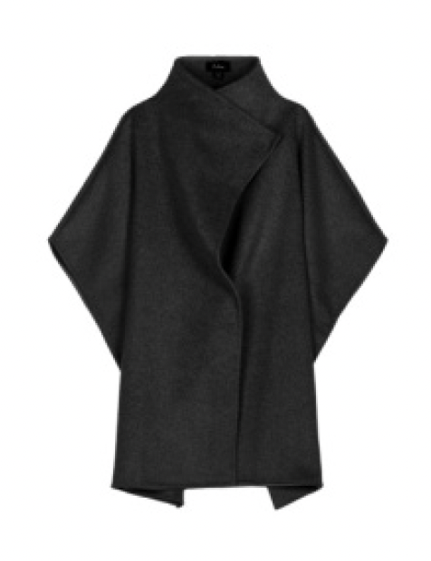 Echo Collar Ruana | Black