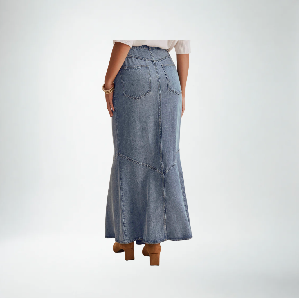 Splendid Lounge Front Slit Skirt | Denim