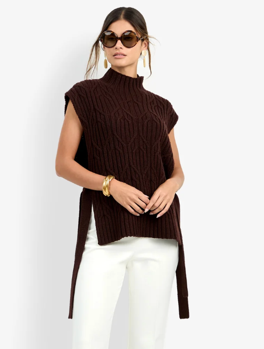 Trina Turk Romea Cape | Cioccolato Cio